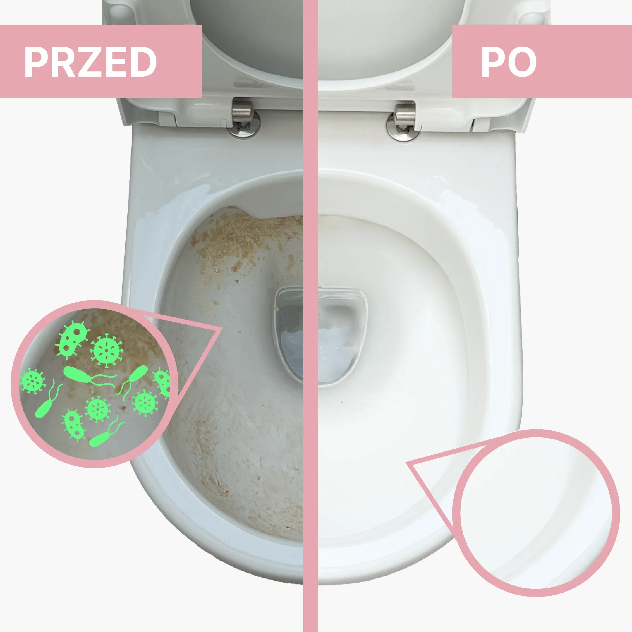 Piana czyszcząca do WC